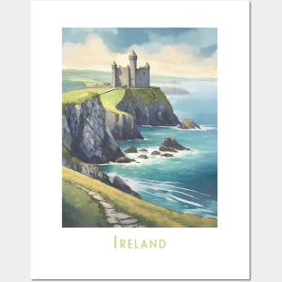 Majestic Irish Castle by the Sea Posters and Art